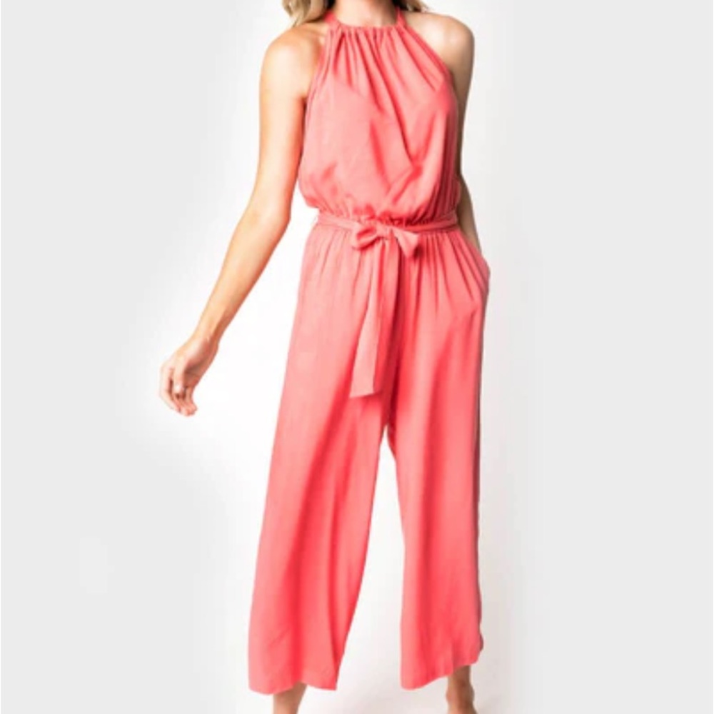 Gibson coral jumpsuit, NWT